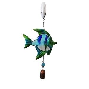 Wind Chime Stained Glass Fish Hanging Decoration - Free Shipping